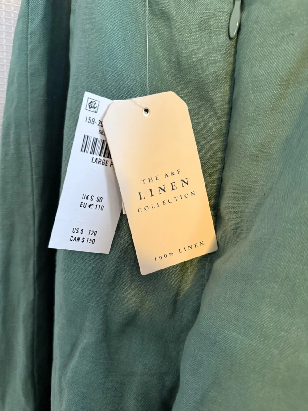 Abercrombie & Fitch Halter Maxi Dress in Teal Green
